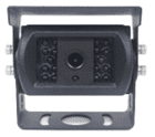 Small rectangular infrared security camera with bracket